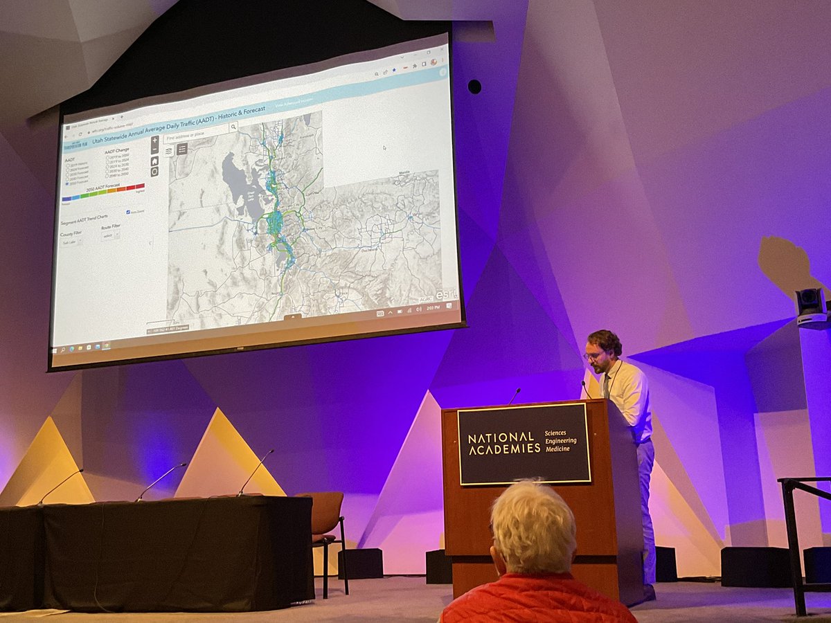 TeachAmerica's tweet photo. @VisCommitteeTRB 1 of 6. Aadt map. https://t.co/hUDtw8Hbsd