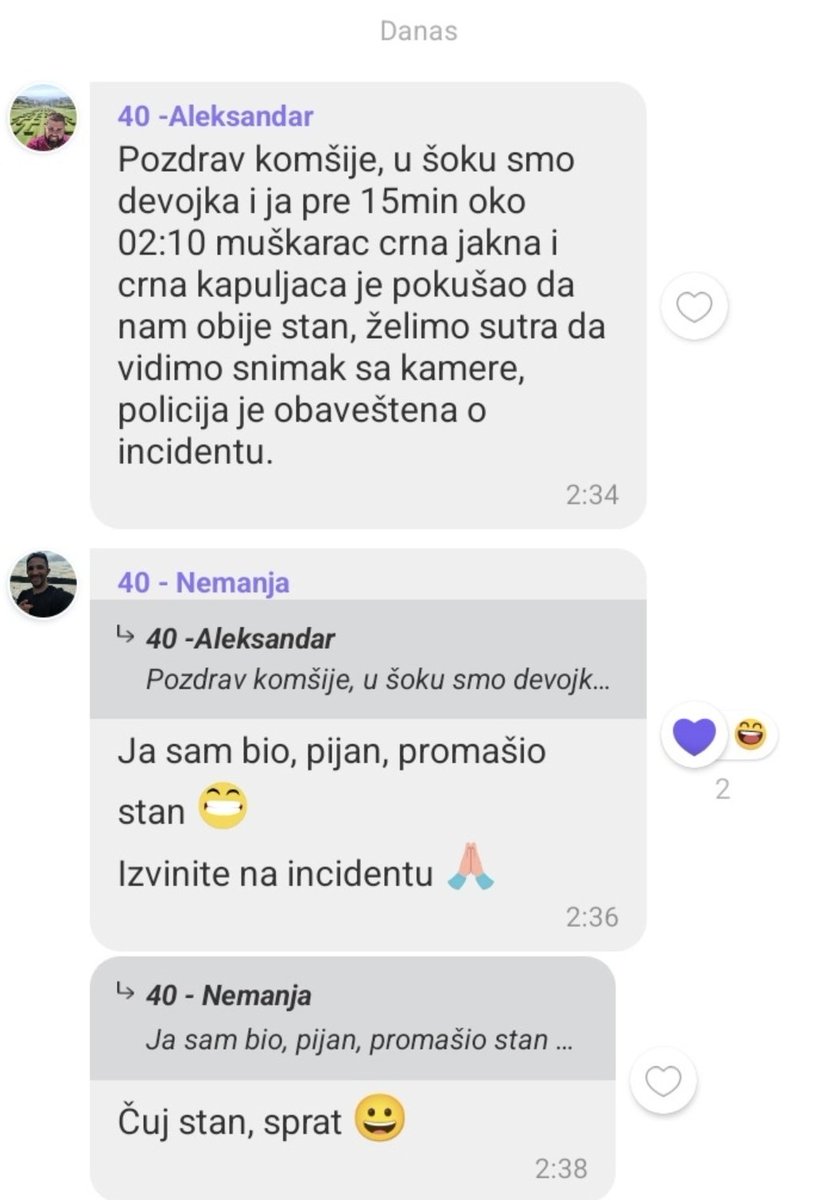 Svakakvih komšija ima u današnje vreme.🙆‍♂️😂