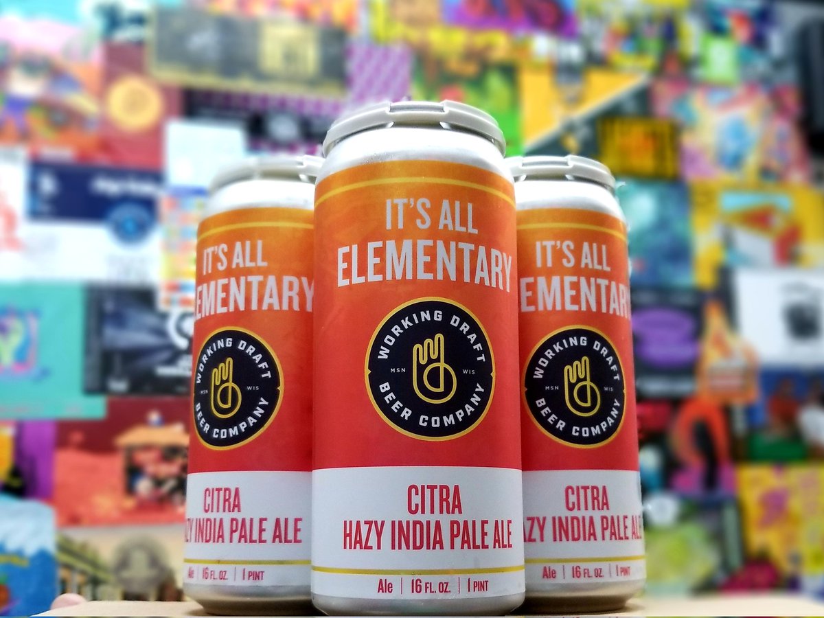 CityViewLiquor's tweet photo. Did you finish your homework? @WorkingDraftBC #LocallyBrewed #WiscoCraft #TimeForAColdOne #HoppyHomework #NewBeerArrivals #TimeForAColdOne https://t.co/ahZdBmfqCW