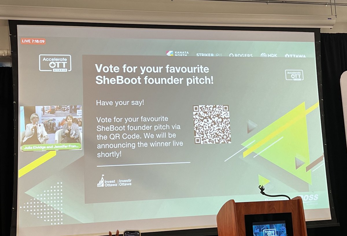 AccelerateOTT's tweet image. Our audience also has a big decision to make as they vote for Crowd Favourite! 

We cannot wait to see which female founder bags this title! #AccelerateOTT #SheBoot
