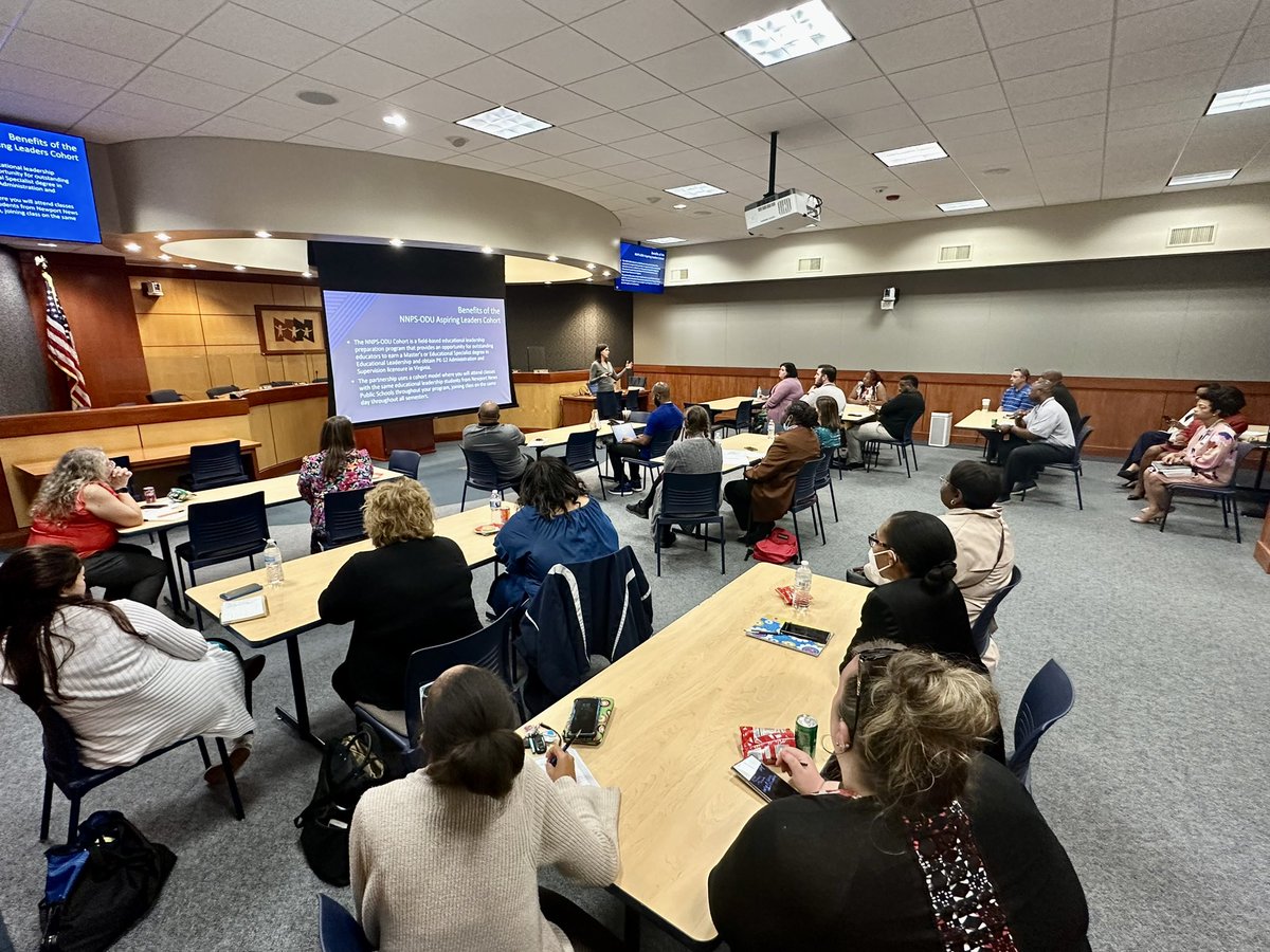Growing our own… Interest Meeting #2
<a href="/ODUMonarchLEAD/">ODU Monarch LEAD</a> #SuccessionPlanning 
#Pipeline 
#LeadershipMatters
<a href="/nnschools/">Newport News Schools</a>