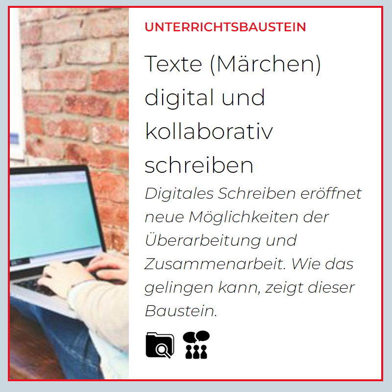SKB_Geo's tweet image. Im @digilearninglab gibt es zum Thema Märchen zwei digitale Unterrichtsbausteine von @ivi_unterricht: 

➡️digitallearninglab.de/unterrichtsbau…

➡️digitallearninglab.de/unterrichtsbau… 

#twlz #OERBausteineHH #OER