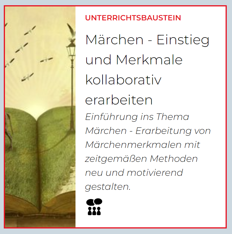 SKB_Geo's tweet image. Im @digilearninglab gibt es zum Thema Märchen zwei digitale Unterrichtsbausteine von @ivi_unterricht: 

➡️digitallearninglab.de/unterrichtsbau…

➡️digitallearninglab.de/unterrichtsbau… 

#twlz #OERBausteineHH #OER