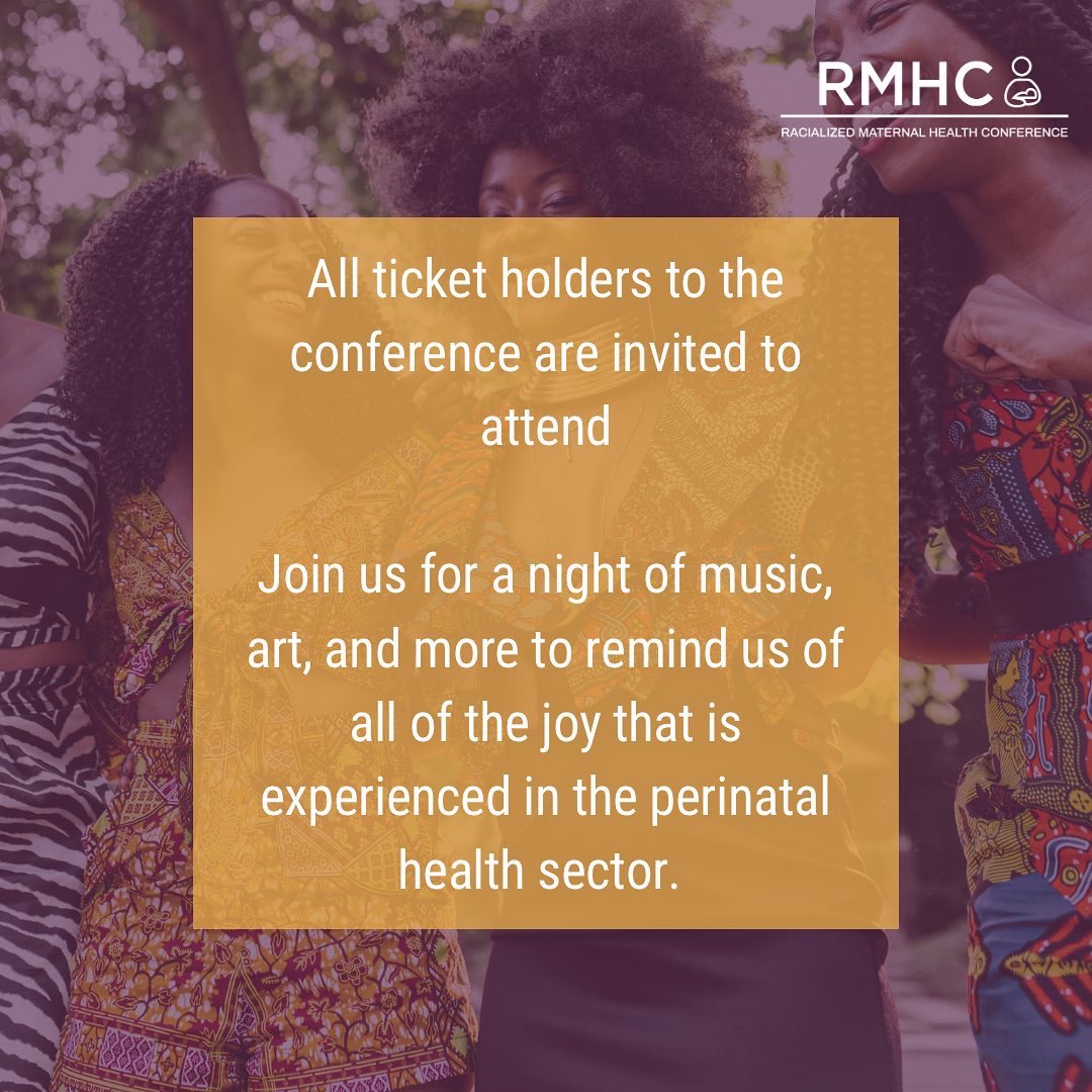 MinoFest (@minofest) on Twitter photo SOCIAL NIGHT UPDATE! Soon announcing a new date, stay tuned! If you have any questions or concerns, email us at Conference@mommymonitor.ca
#breastfeedingmama #blackmotherhood #blackmaternalhealth #breastfeedingisbeautiful #RMHC22 #blackwomenhealth #birtheducation #conference SOCIAL NIGHT UPDATE! Soon announcing a new date, stay tuned! If you have any questions or concerns, email us at Conference@mommymonitor.ca
#breastfeedingmama #blackmotherhood #blackmaternalhealth #breastfeedingisbeautiful #RMHC22 #blackwomenhealth #birtheducation #conference