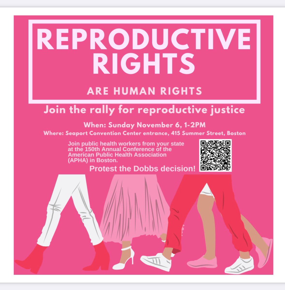Make plans to come to our Rally for Reproductive Rights on Sunday a 1 in Boston 1 <a href="/apha_mch/">APHA MCH Section</a> <a href="/chanyasulkit/">Chris Chanyasulkit</a> <a href="/DKWpublichealth/">Deborah Klein Walker</a>