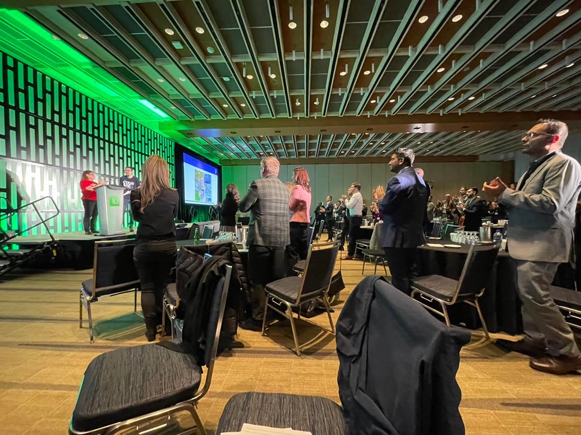 CLToronto's tweet photo. Today was our first United Way in-person Speakers Bureau engagement since 2019! Congrats to Sam Forbes!
Special shout out to @TD_Canada for hosting us! Cheers to a great campaign!
If you havenโt yet, donโt forget to support @UWGreaterTO #LocalLove #DevelopmentalServicesMatter https://t.co/wfa4Rhh40h
