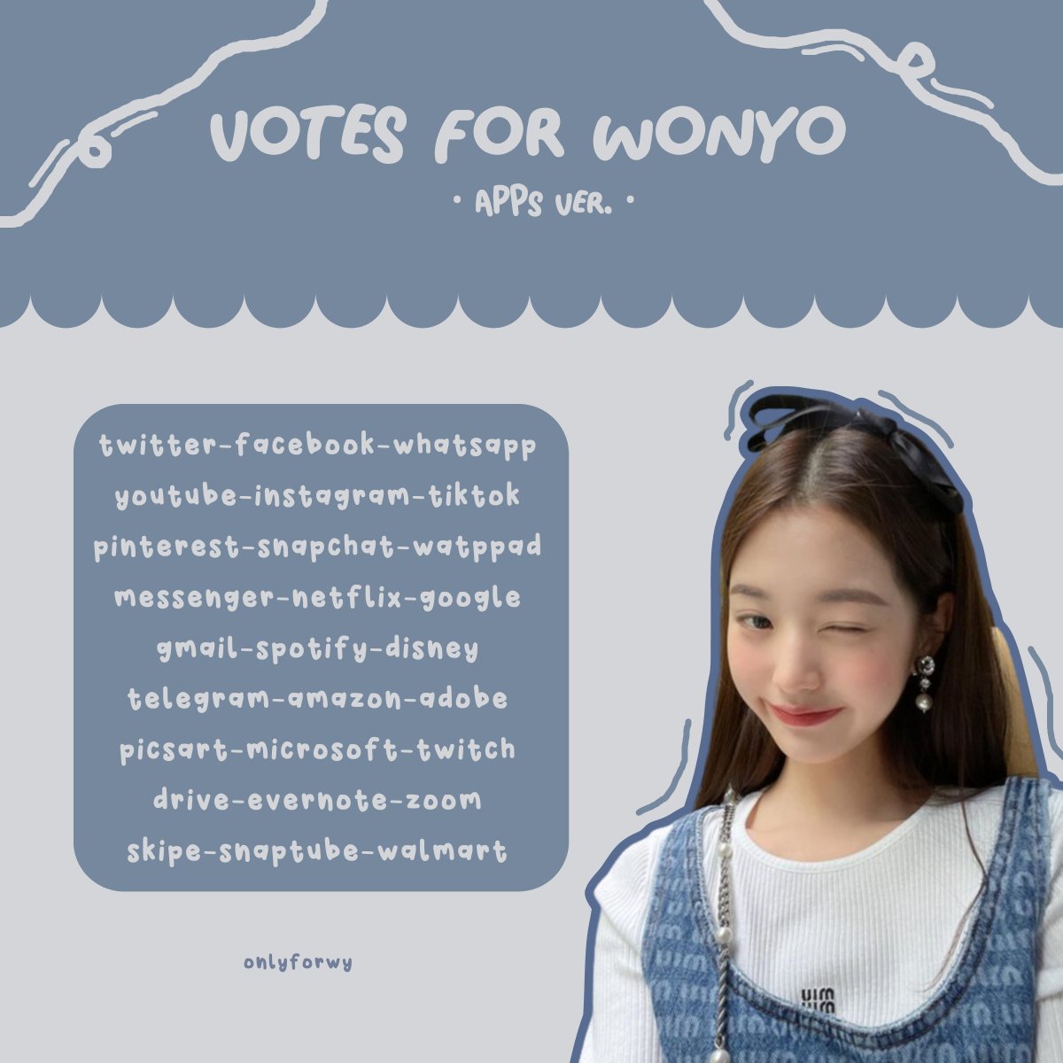 for wonyoung tweet media