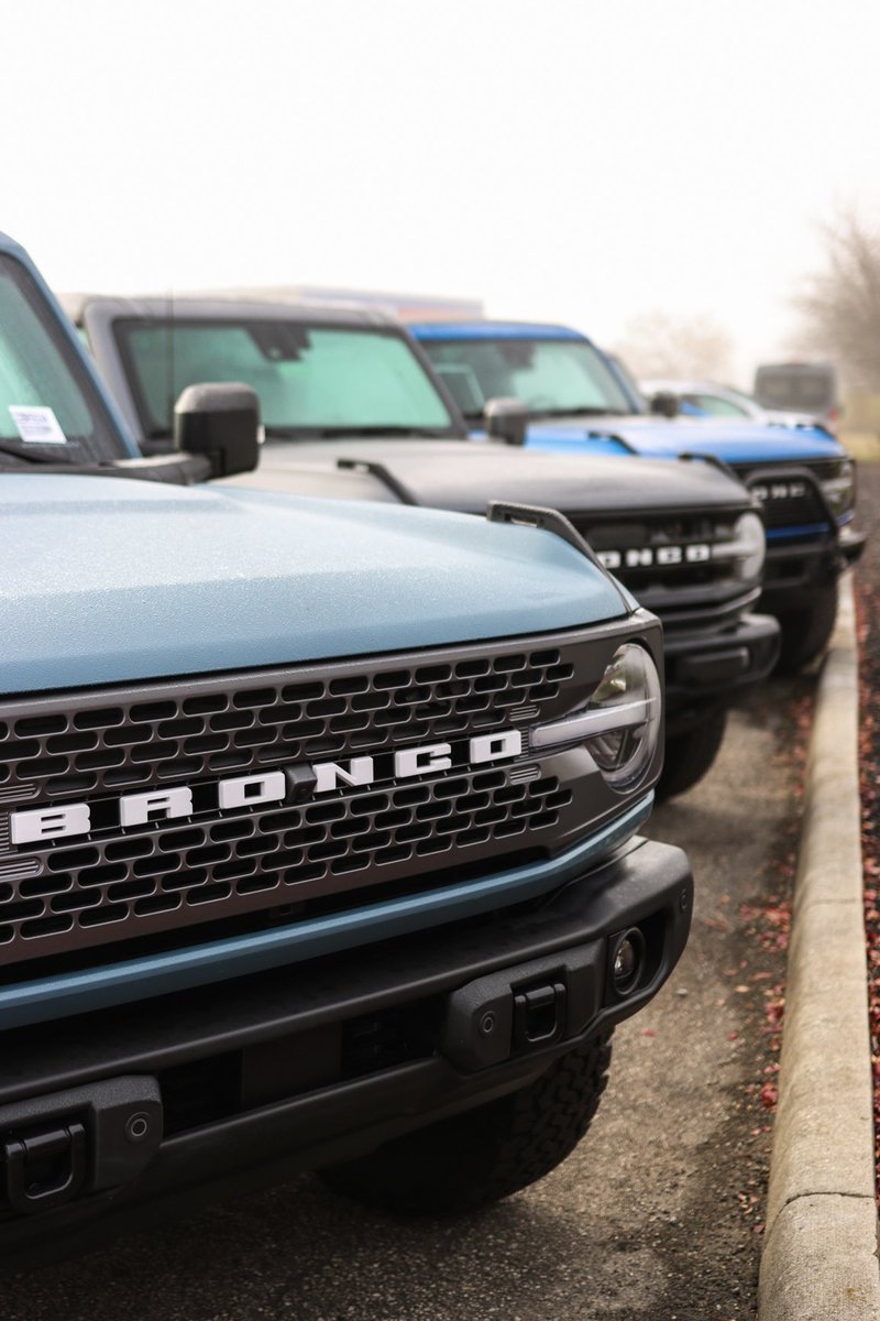 It was a foggy morning at Byers Ford! 

#byersauto #ford #bronco