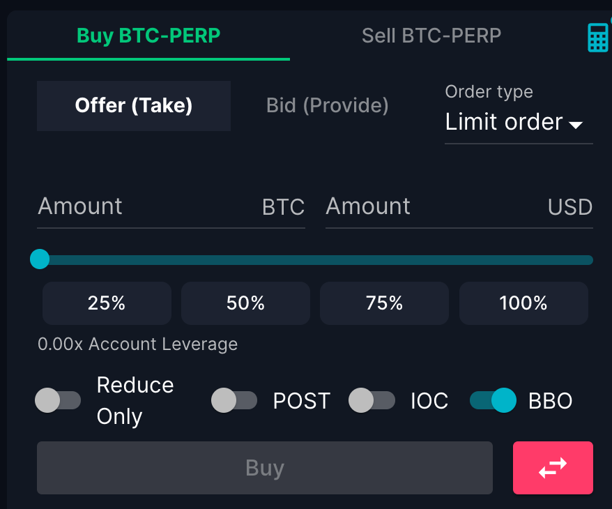 Would people be excited about a BBO option on the order page? 

Ex: