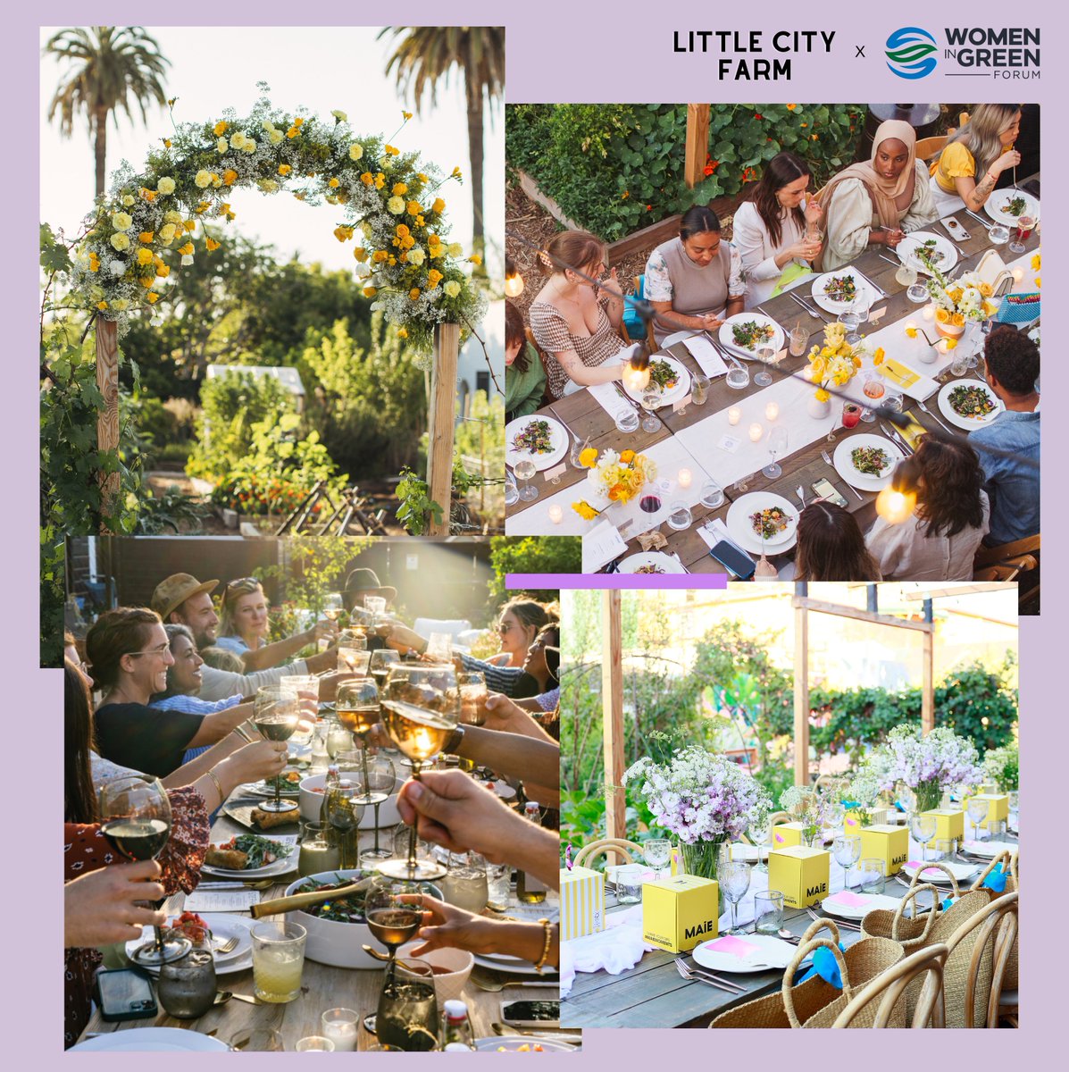 The Little City Farm LA is now accepting bookings! This urban farmstead is a #local, #womanowned business and a magical venue for any #event or company #holidayparty you may have coming up. 

Shoot them a DM to learn more about hosting an event: instagram.com/littlecityfarm…