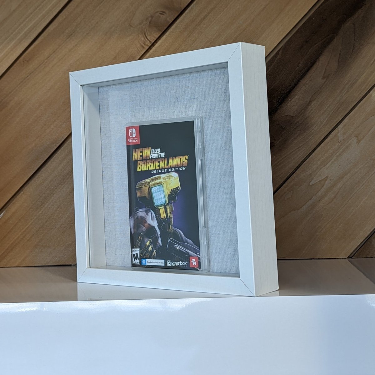 EnduringGames's tweet image. New addition to our physical releases display shelf!

#Studiodecor #Officedecor