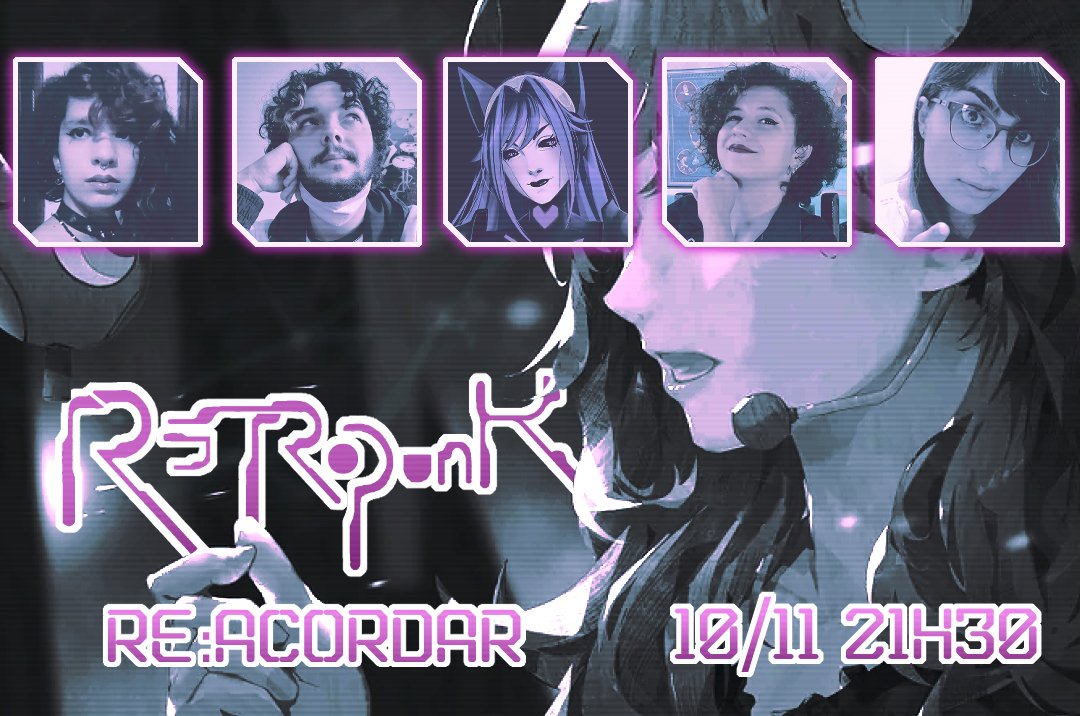 Dia 10 de novembro às 21:30h teremos a primeira sessão da campanha Re:Acordar! Uma aventura de Retropunk com muitos mistérios e um elenco incrível! Já anota no calendário!

<a href="/michel0dy/">michel0dy.bsky.social</a> <a href="/AlexandreMTH/">@alexandremth.bsky.social</a> <a href="/cosmicwolf_arts/">Cosmic Wolf 🐺✨️</a> <a href="/PistolaGirl1/">🏳️‍🌈A DABS PISTOLA #ACaçadaRPG</a> <a href="/naominaomichi/">joy girl</a> <a href="/RetroPunkGD/">RetroPunk GD</a>