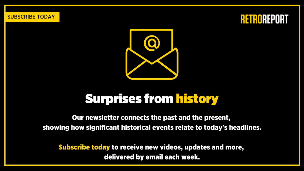📩 This week's newsletter features: 

-A new video on the federal program that locked Black homebuyers out of suburban developments
-Native American History Month book recommendations 
-Our new half-hour special and more surprises from history 

Subscribe: bit.ly/3oIr88l