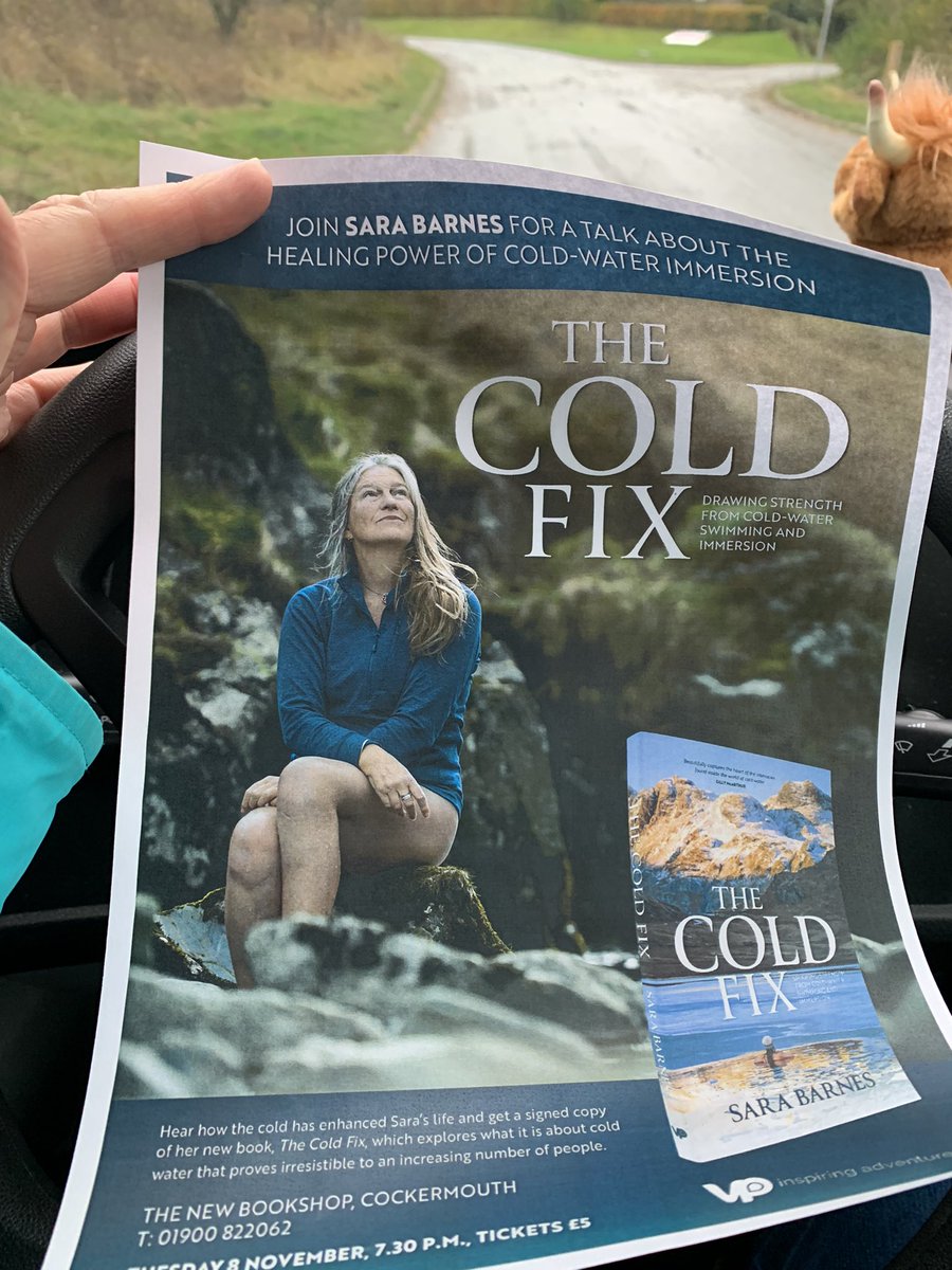 If you’re in Cockermouth on Tuesday 8th November please do come along and meet me reading from my book The Cold Fix @TheNewBookshop at 19:30pm, for tickets phone 01900 822062. #supportlocal #independentbookshops @VertebratePub @arts_cumbria