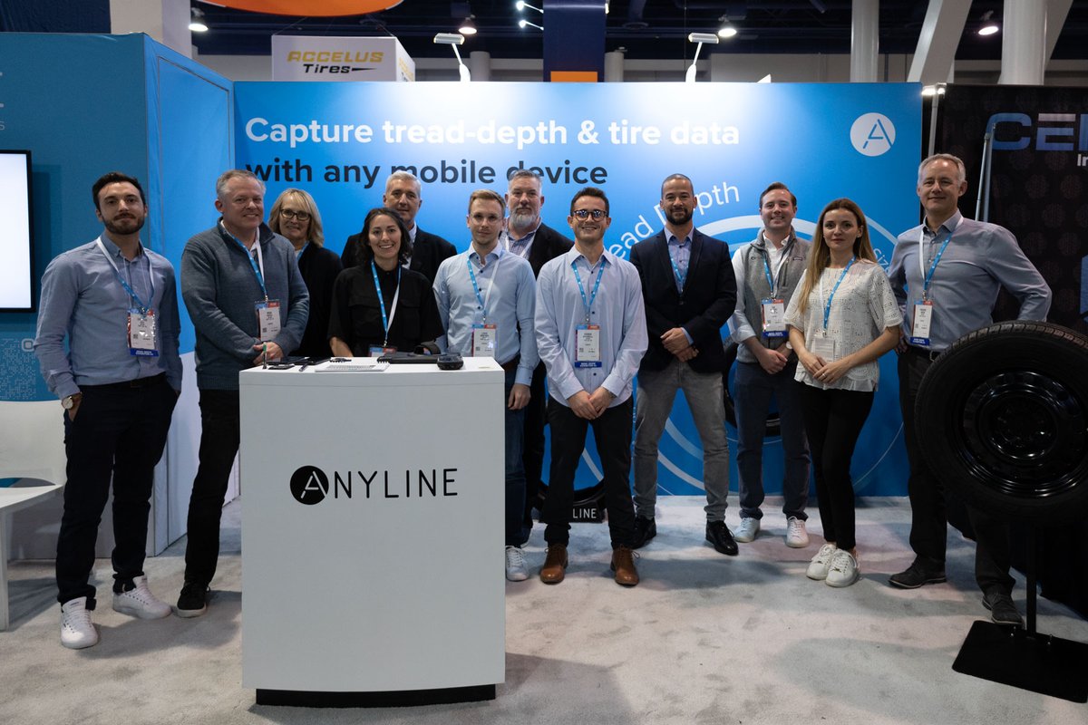 anyline's tweet photo. Day 3 of the #SEMA Show 22! Join us, booth #44232, to see our tire scanning technologies - and the industry-first mobile tire tread depth scanner for smartphones! See you soon!
#event #technology #innovation #mobile #tire #automotive #lasvegas #SEMAShow22 https://t.co/CcfKADSjki
