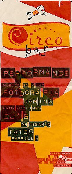 El Flyer de ese Primer (y segundo) concierto 😅