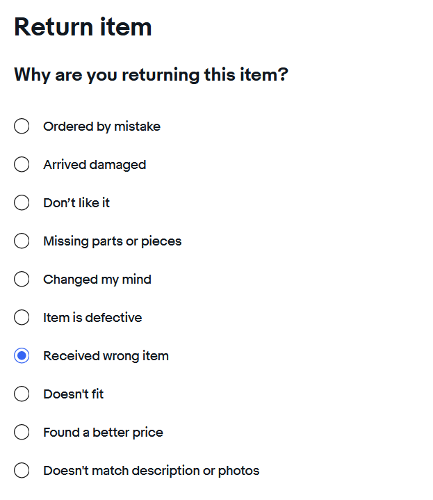 SpencerCarson's tweet photo. @eBay I've been using eBay since 2003, my current account I've had since 2007 and has over 2000 feedback. I just had an item that I purchased arrive and it was the wrong item. Clearly different than the described item in the listing. eBay claims that I can't return it... FIX THIS https://t.co/YHsMT70vMr