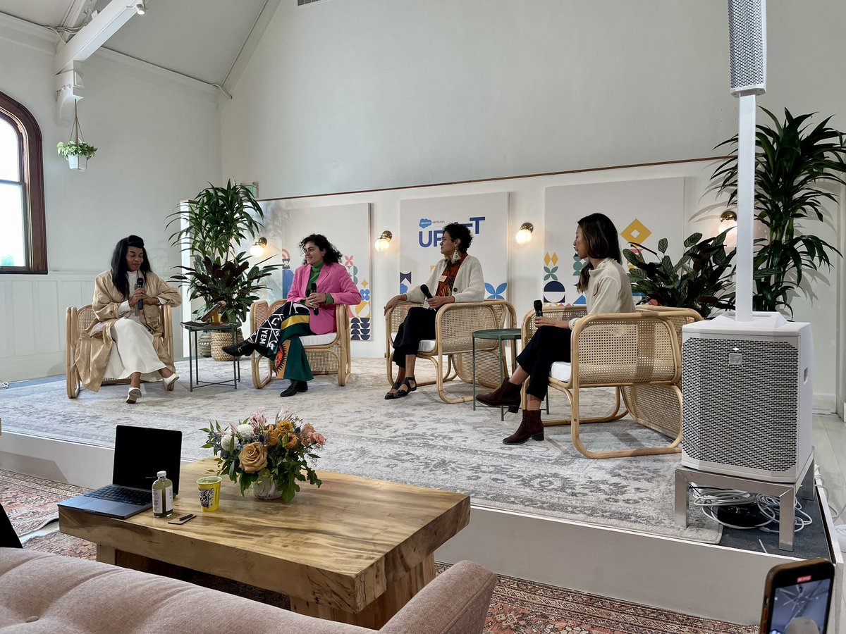 ✨ First Up for #Uplift22: Jess Semaan, Leia Layus, and Chetna Mehta lead a discussion on what it means to #bewell and to #leadwell during challenging times — How are you uplifting yourself and your team?