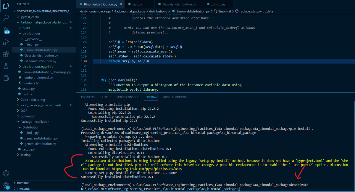 TheDataHokage's tweet image. Day 262 of #300daysofcode👨💻#DataScience #DataAnalytics
Finally installed my binomial package on a virtual environment and saved it to PyPI.
Learned how to create, publish and schedule Azure Machine learning Pipeline.
Learned Firestore
Learning GCP monitoring resources
