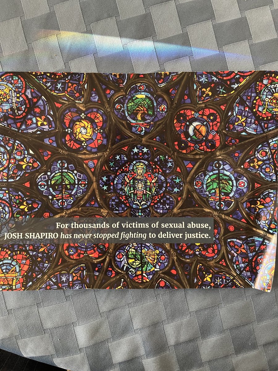 .⁦@JoshShapiroPA⁩ using #Catholic imagery in his campaign is highly offensive. This mailer came today & includes an image of the Virgin Mary & Jesus. We know Shapiro threatened the religious freedom of Catholic nuns & Philly Cath. Social Svcs this. He owes an apology.