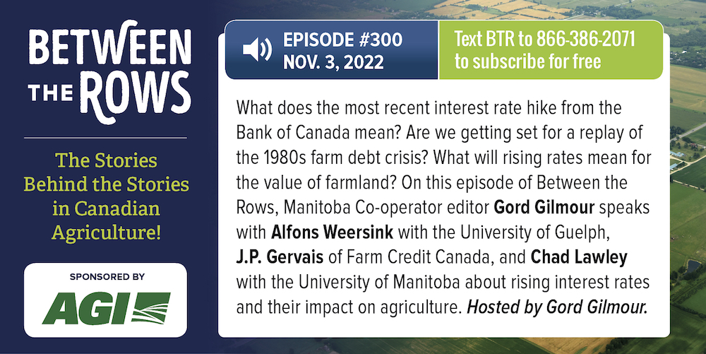 [NEW PODCAST] On this week’s ‘Between the Rows’ with @ChadLawley @jpgervais @A_Weersink: Interesting questions arise. Download on Apple Podcasts at: ow.ly/LWUE50LtLEu (Sponsored by @AgGrowthIntl) #cdnag