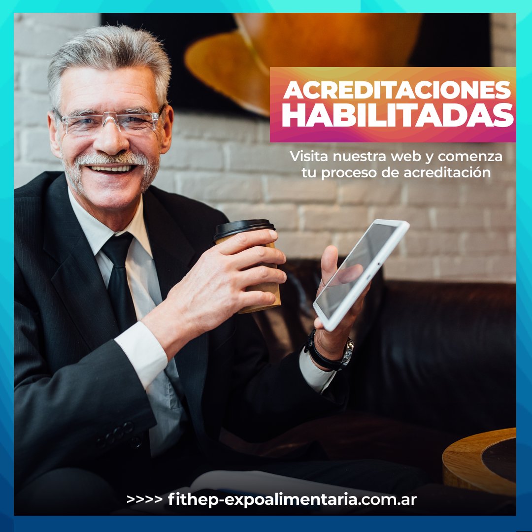 fithep's tweet image. FITHEP EXPOALIMENTARIA CENTRO 2023: ¡Iniciamos el proceso de acreditación virtual! Ingresa a nuestra web: fithep-expoalimentaria.com.ar

#fithepexpoalimentaria2023 #centrocostasalguero #publitec #gastronomía #emprendedorgastronomico #líder #latinoamérica #somoslatinoamerica