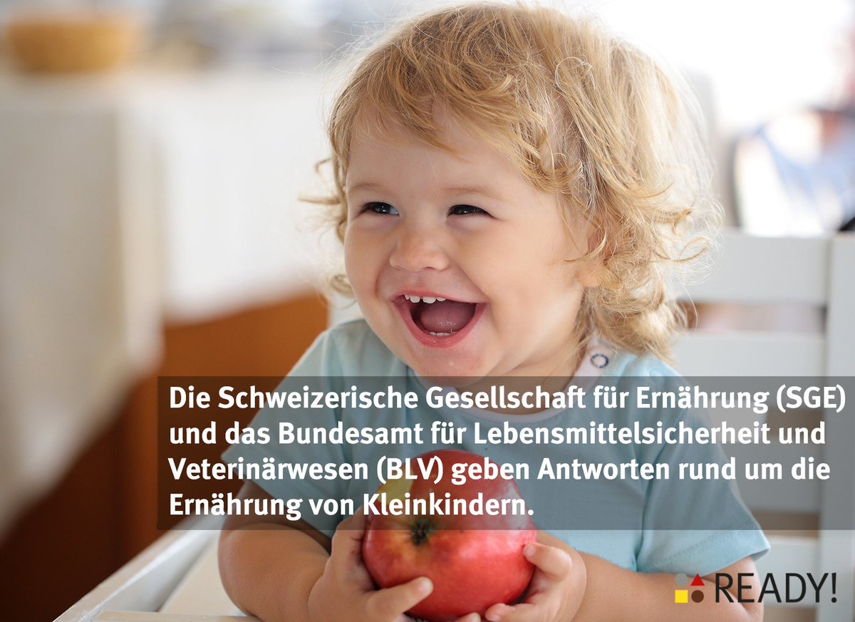 Das Thema Ernährung bringt bei vielen Eltern Fragen auf. Um ihnen einen Referenzpunkt anzubieten, haben verschiedene Fachexperten der <a href="/sge_ssn/">SGE_SSN</a> &amp; des BLV eine Sammlung der am häufigsten gestellten Fragen zusammengestellt und beantwortet.
Mehr Infos ➡️ bit.ly/3SH9nmL