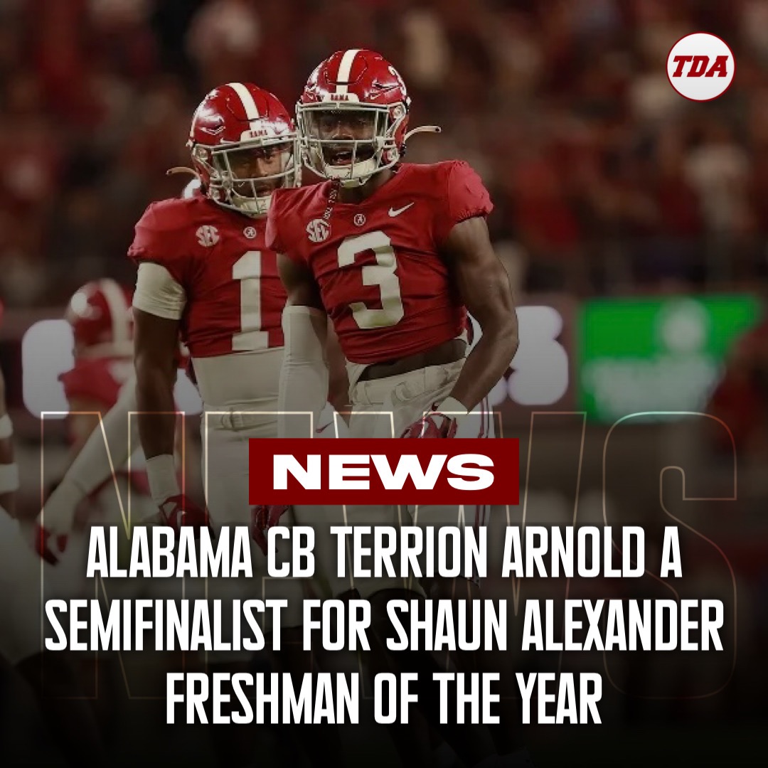 Touchdown Alabama on Twitter "Terrion Arnold is in line to win the