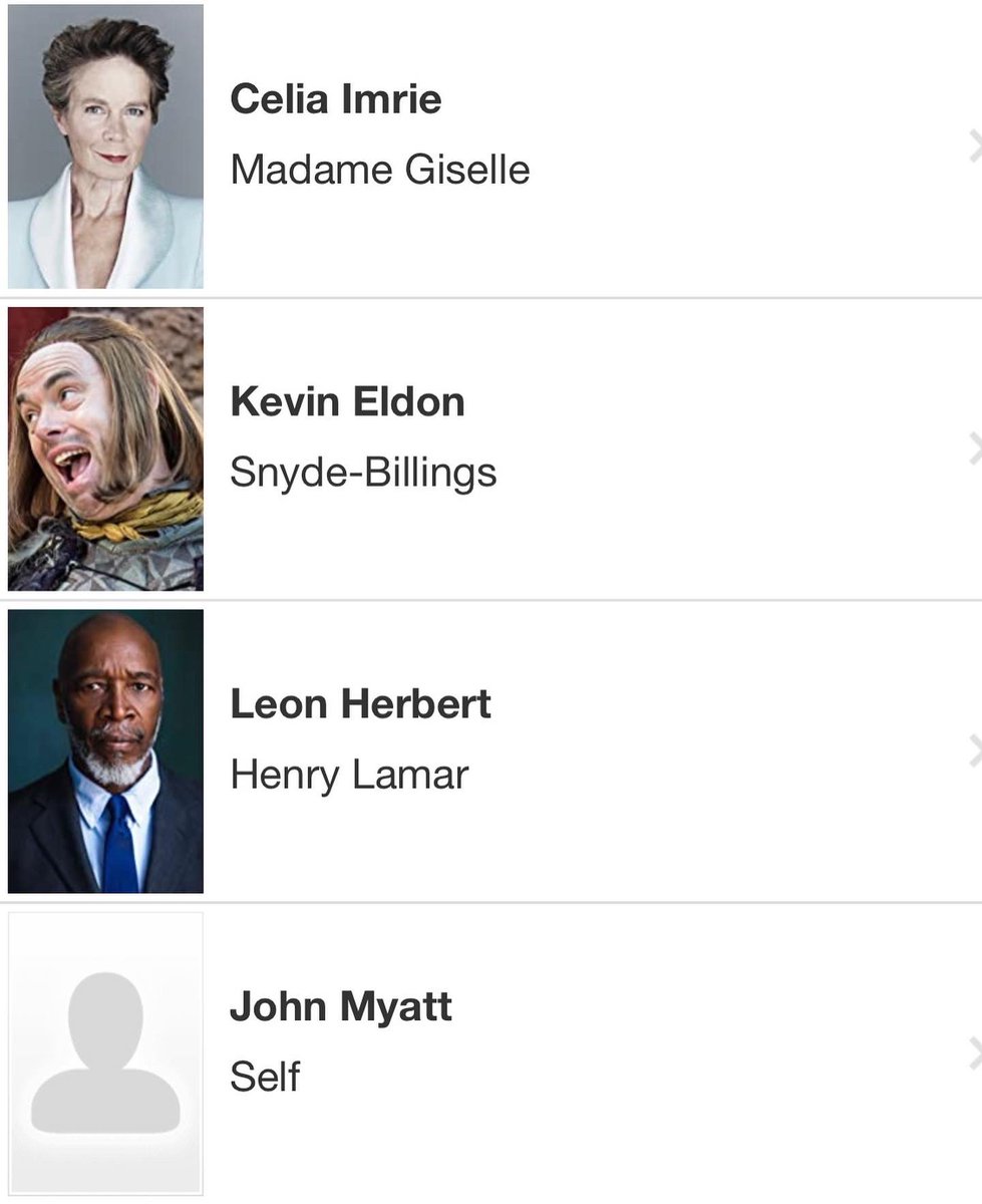 GEPA199's tweet photo. The cast list is increasing. Screenshot taken from our @imdb page #celiaiimrie as Madam Gisselle #imdbpro #genuinefakes #genuinefakesthemovie #cast #castannouncement #independentmovie #colinmorgan #peterfirth #tarafitzgerald #alexkingston #leonherbert #kevineldon #johnmyatt https://t.co/ZptJvkTeny