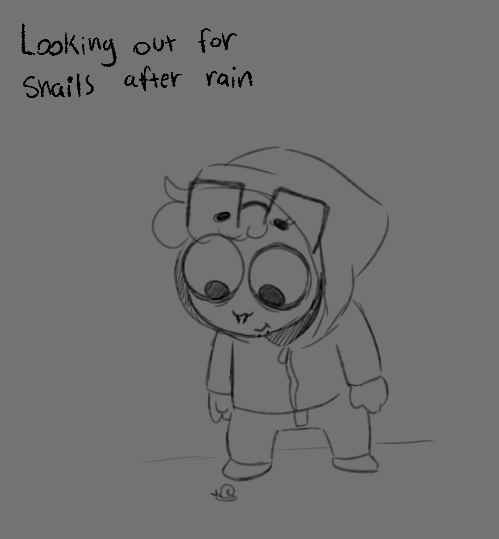 whenever i get depressed I'll draw something to remind myself what makes me smile