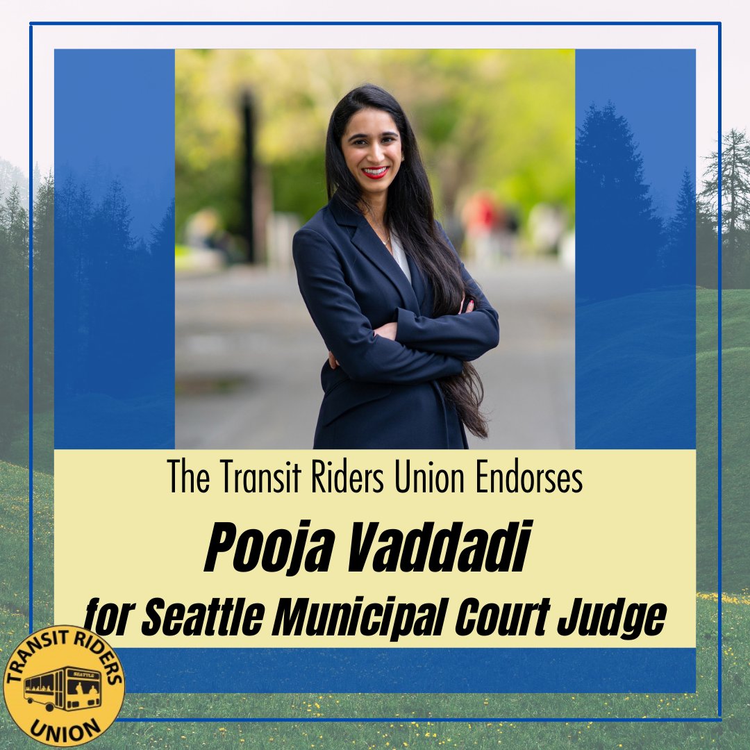 TRU proudly endorses <a href="/VaddadiPooja/">Judge Pooja Vaddadi</a>