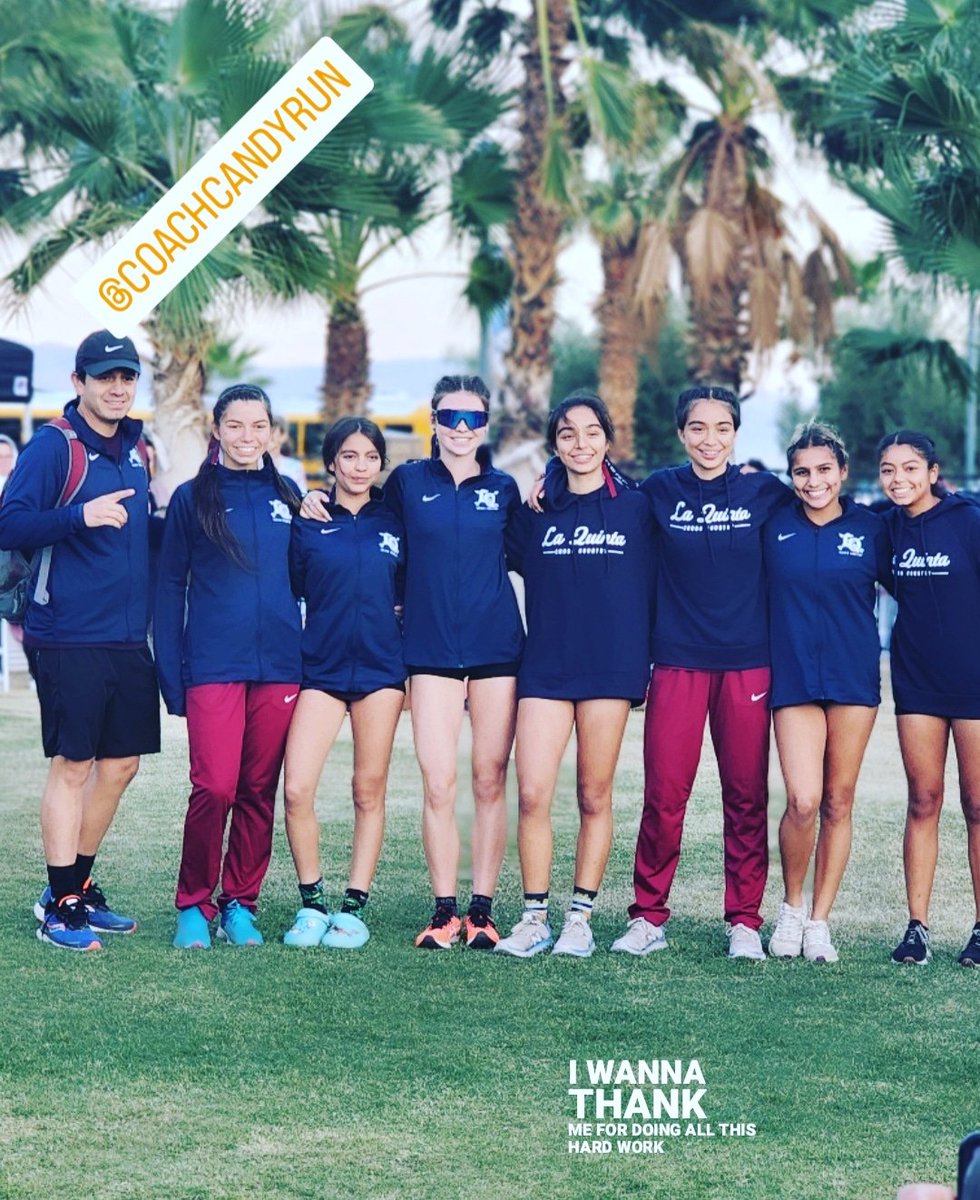 GetUp10Lady's tweet photo. Congratulations to LA Quinta Blackhawks XC on their DEL Win final! Championship 2022
@DesertSunSports @lqathletics 
The Only high-school on league to compete at Division 1 at prelims coming up soon.. toughest and most competitive Division! #theblackhawkWay Nov 12 here they come ! https://t.co/uZ4M8aIoLE
