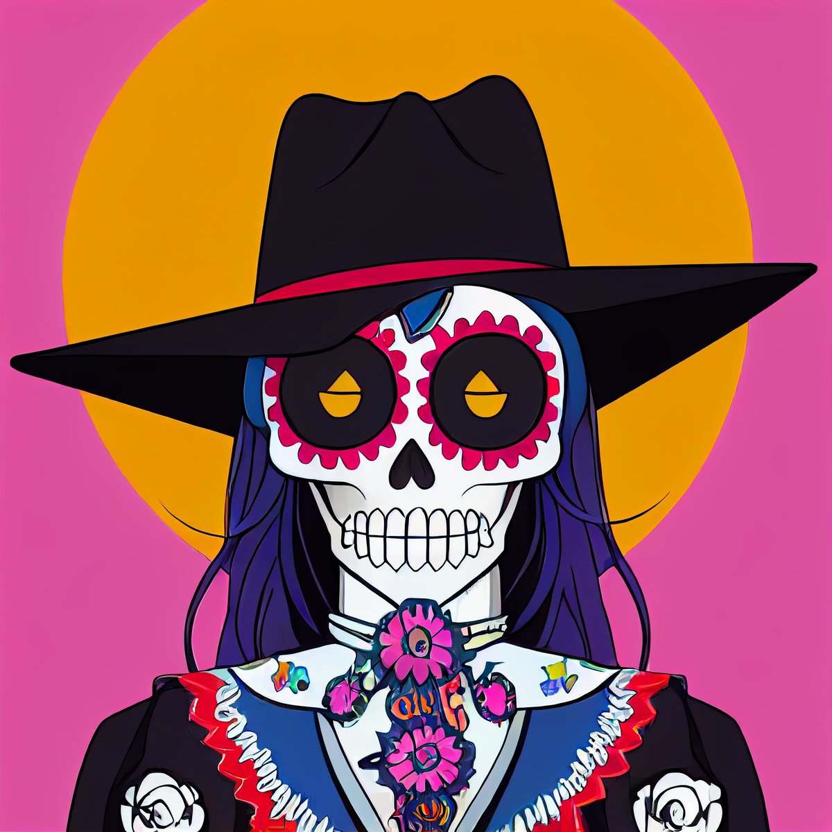 Which Society Tier will you join?

The 'Pistolera' roam between worlds, searching for both friends and enemies. 

#calaverasociety #nft #nftart #nftcommunity