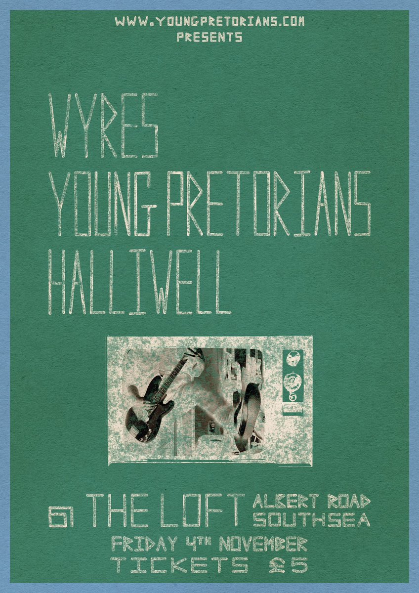 @ the loft in Southsea tomorrow. Only 20 tickets left. It's gunna be a banger.

#livemusic #southsea #rock #punkrock #altrock