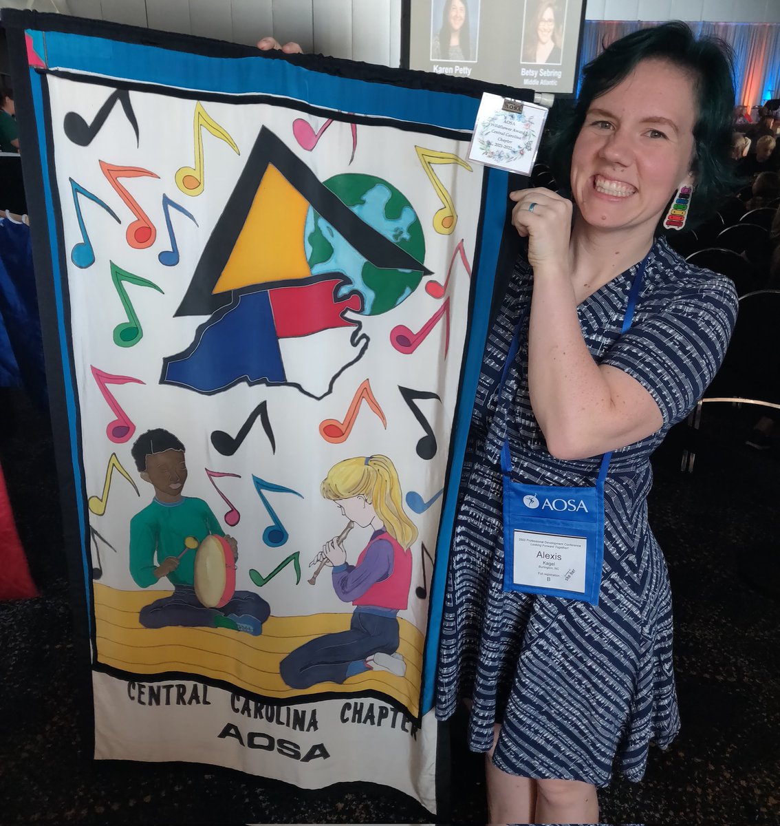 Ready to represent <a href="/cccaosa/">Central Carolina AOSA</a> at the @AOSA1968 banner roll call 🎉🎉🎉