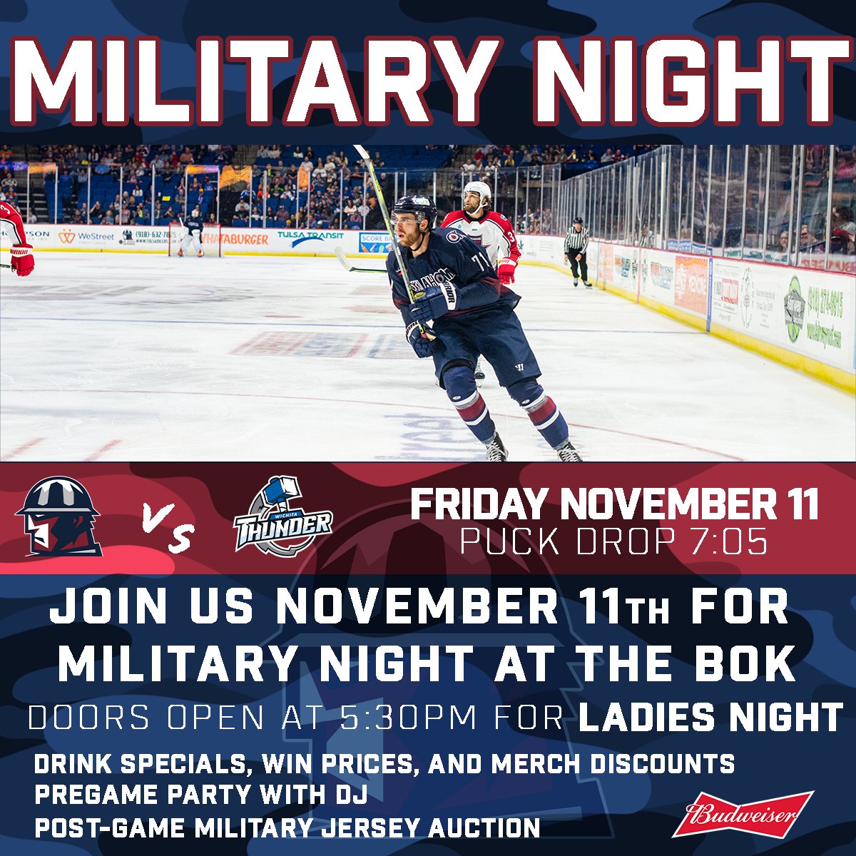 Tulsa Oilers: Military Appreciation Night — OT Sports