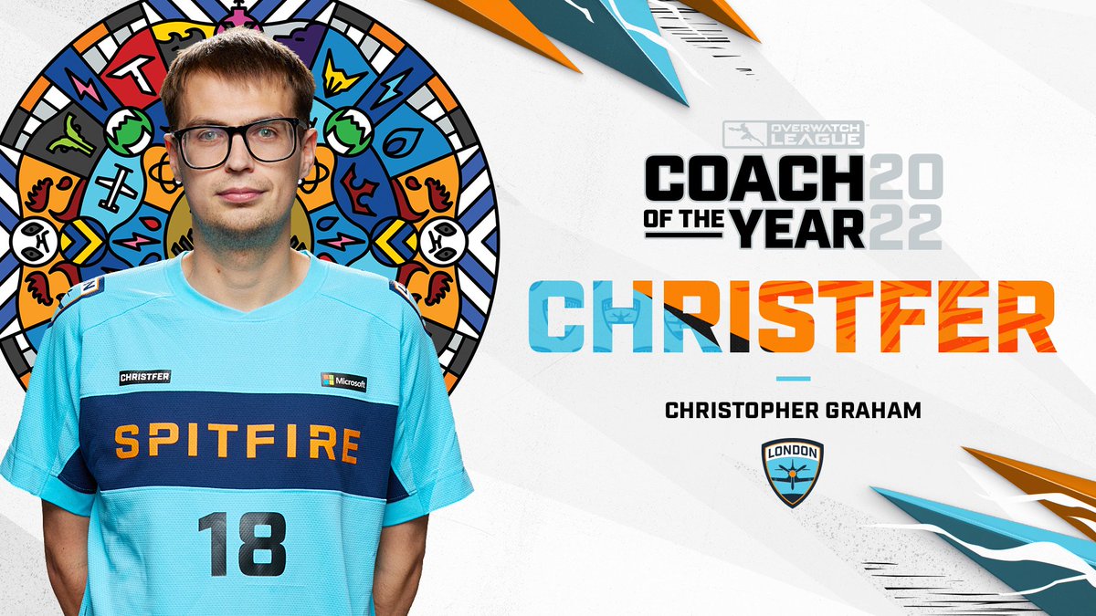 You can count on him to lead his team to victory 🥇 Our #OWLGrandFinals Coach of the Year Award goes to @ChrisTFerOW for his dedication and leadership to his team! ⭐️ Read more overwatchleague.com/news/2022-coac…