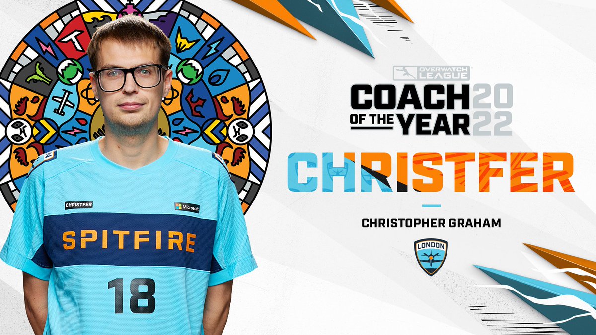 You can count on him to lead his team to victory 🥇

Our #OWLGrandFinals Coach of the Year Award goes to <a href="/ChrisTFerOW/">ChrisTFer</a> for his dedication and leadership to his team!

⭐️ Read more overwatchleague.com/news/2022-coac…
