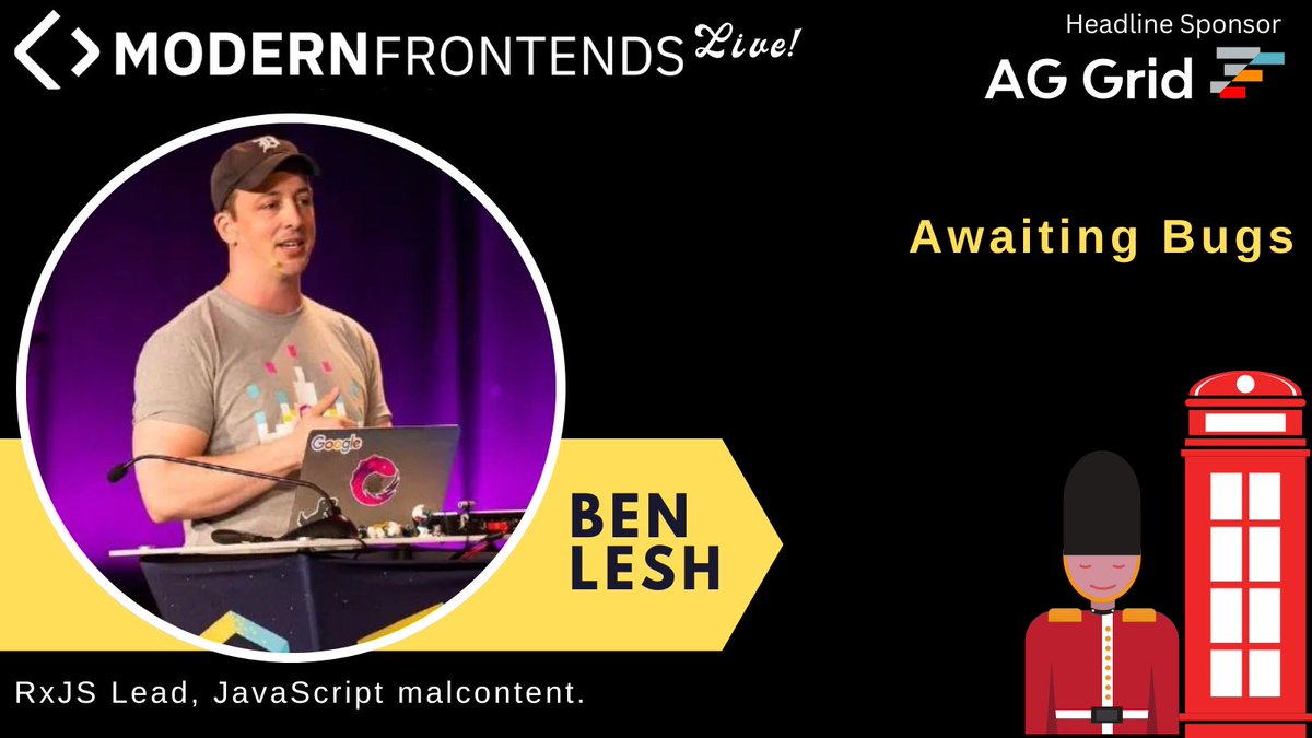 BenLesh's tweet image. Join me at @ModernFrontends Live! in London, this Nov! I&apos;ll be giving a talk &amp;gt;&amp;gt; 
modernfrontends.live/post/speaker-m…

Can&apos;t join in person? Get virtual access here remote.modernfrontends.live/virtual

Attending in person? You can use this discount code MODERNBENLESH10 at modernfrontends.live