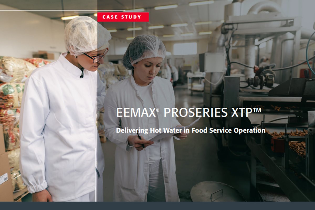 Case Study ~ #Eemax #ProSeriesXTP delivers precise flow and hot water temp for industrial processes without taking the space of tank heaters, reducing standby heat loss and energy costs bit.ly/3DGXwQa #industrialhotwater #tanklesselectricwaterheater #efficienthotwater