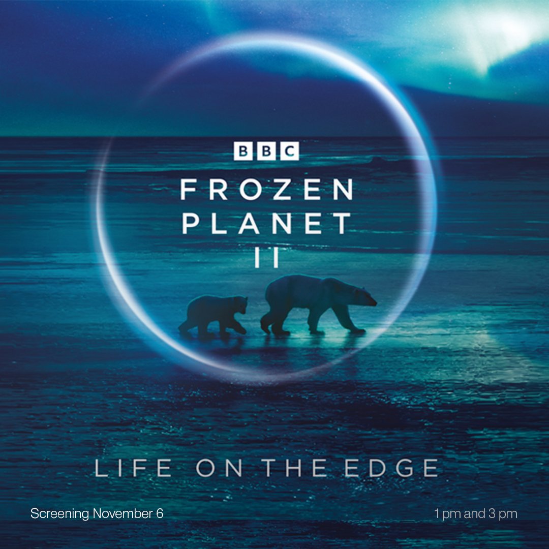ROMtoronto's tweet image. Join us for a FREE screening of Frozen Planet II (included with Museum admission) this Sunday, November 6 at 1 pm and 3 pm, courtesy of @BBCEarthCanada!