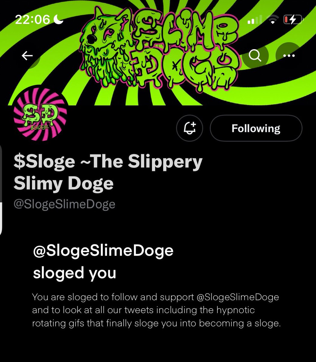 Olemolelilalulo's tweet photo. @phaltron Sheesh bruh, and now you even got sloged $Sloge @SlogeSlimeDoge https://t.co/WAY8dQQa16
