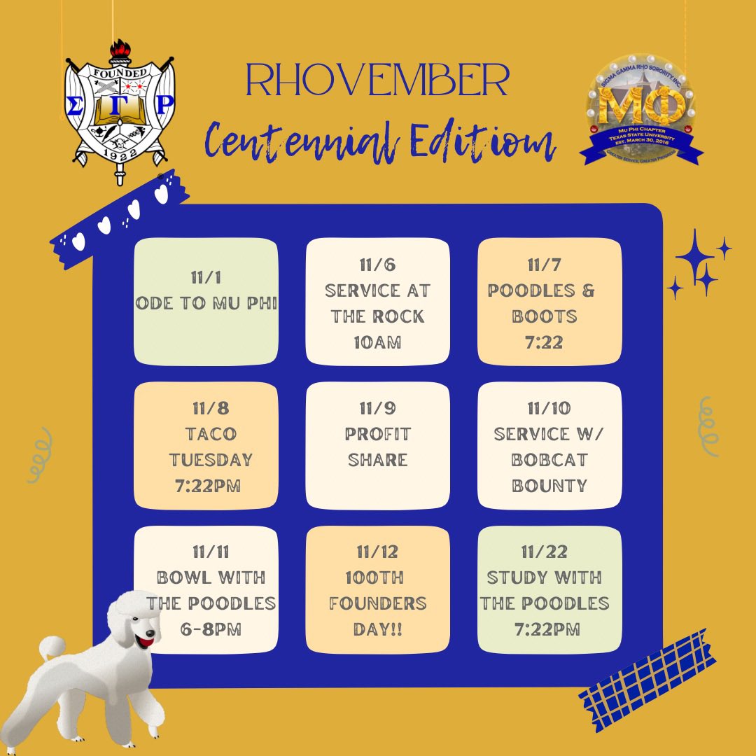 PREPARE THE OTHERS!! 

It’s RHOvember‼️‼️🐩💛💙💛💙