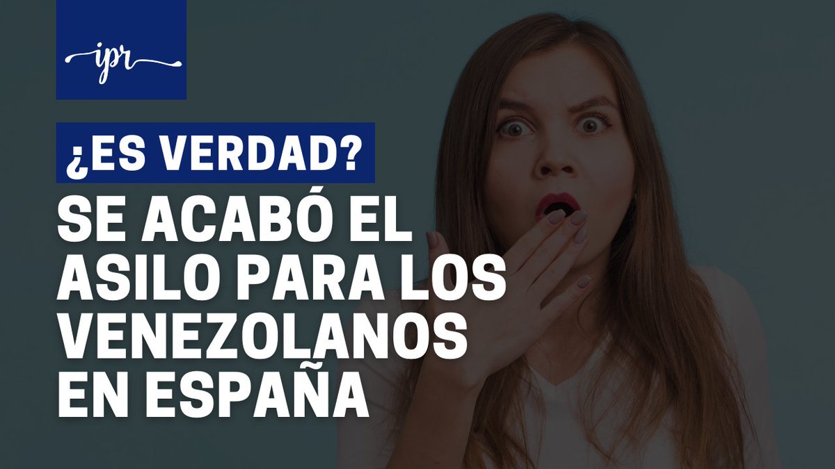 ¿Se acabó el asilo para los venezolanos en España? ¿Es verdad? Esta abogada LO DICE TODO en esta entrevista
👉🏾youtu.be/B8ZQM5ZD1ko