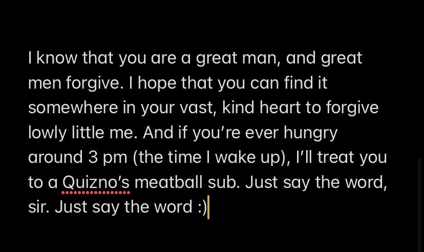 I’d like to formally apologize for the actions I took at Twitter HQ yesterday. <a href="/elonmusk/">Elon Musk</a> I am so sorry.
