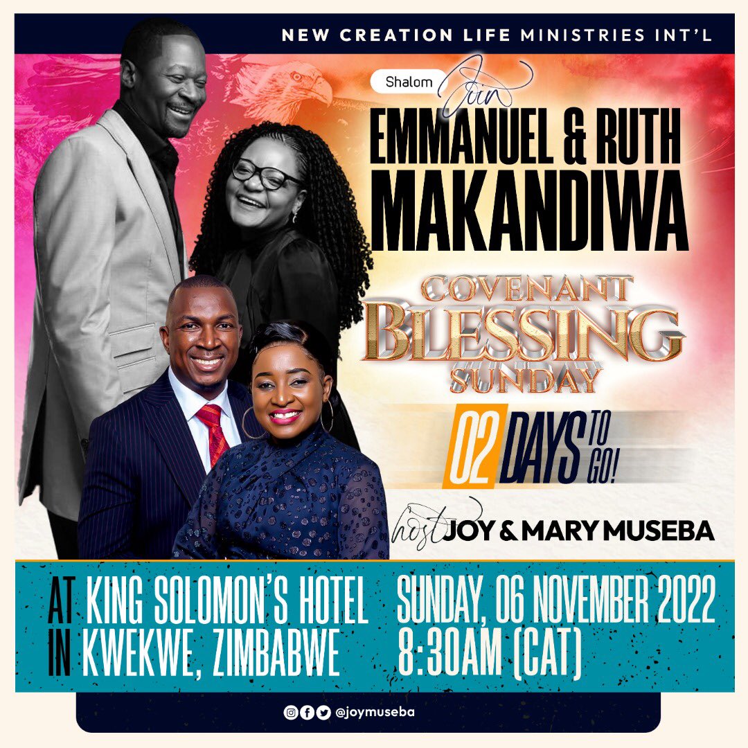 JoyMuseba's tweet photo. A visitation beyond comprehension, 2 days to go!
#TheTeachingPriest
#EmmanuelMakandiwaInKwekwe https://t.co/BhgixPRVPo