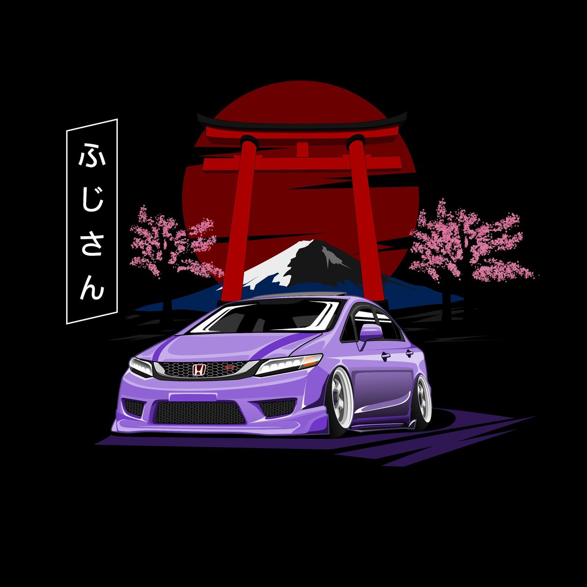 SenSugik's tweet photo. Japanese theme.. cherry trees. mount fuji become the hallmark of japan @0302_oa https://t.co/TrgmtR2Ul3
