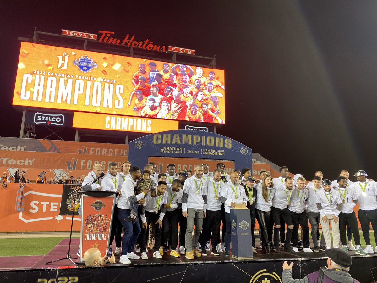 MelyAlbert's tweet photo. Efforts are not negotiable ! 
Proud of you @lanalystevideo 
Proud of all the staff who did an amazing job during all this season @ForgeFCHamilton 

You worked so hard.
You deserve it !
#forgefc #HamOnt #CPL #soccer https://t.co/H8BvEoi94P