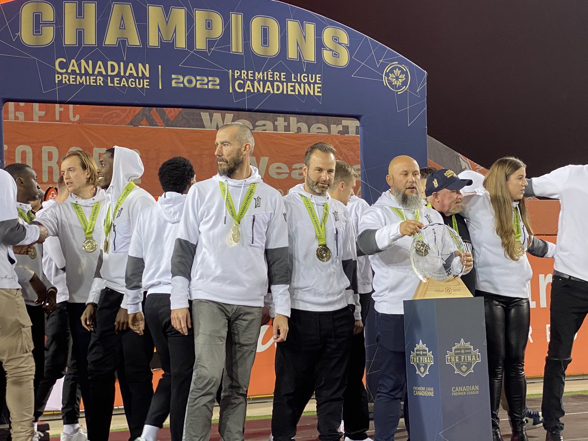 MelyAlbert's tweet photo. Efforts are not negotiable ! 
Proud of you @lanalystevideo 
Proud of all the staff who did an amazing job during all this season @ForgeFCHamilton 

You worked so hard.
You deserve it !
#forgefc #HamOnt #CPL #soccer https://t.co/H8BvEoi94P
