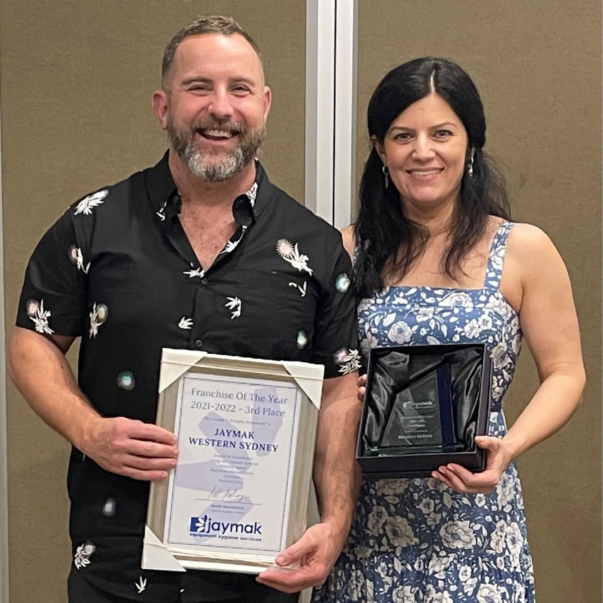 JaymakHygiene's tweet photo. Last week, Jaymak held their Annual National Franchise Conference on the beautiful Sunshine Coast.

We are happy to announce Jaymak Geelong was awarded Franchise of the Year for FY 21/22! Outstanding Effort! Sunshine Coast and Western Sydney 2nd &amp; 3rd respectively. https://t.co/UTMC3Udgkb
